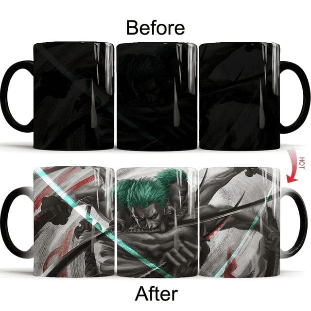 Taza One Piece Técnicas de Zoro Taza One Piece Técnicas de Zoro