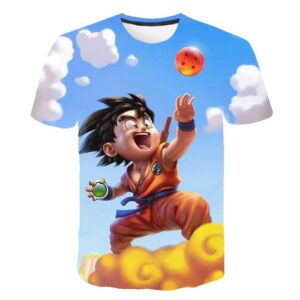 Camiseta Dragon Ball Goku Small 3D
