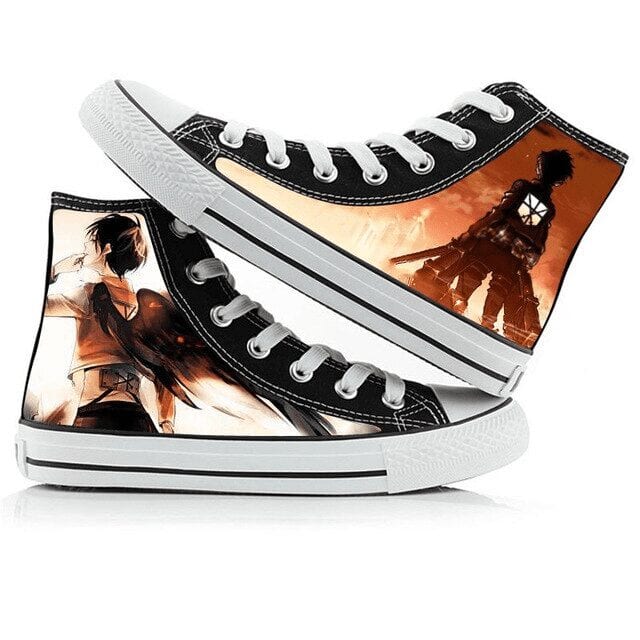 Calzado Eren y Mikasa de Ataque a los Titanes Calzado Eren y Mikasa de Ataque a los Titanes