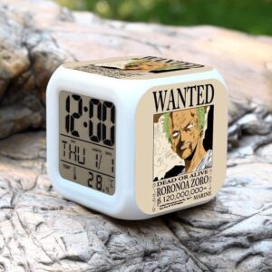 Reloj despertador One Piece Wanted Zoro