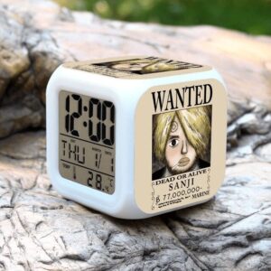 Reloj despertador One Piece Wanted Sanji