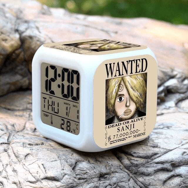 Reloj despertador One Piece Wanted Sanji Reloj despertador One Piece Wanted Sanji