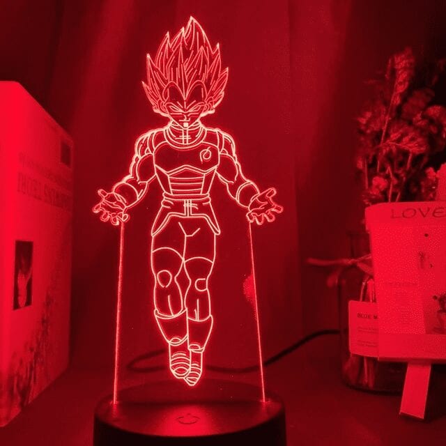 Dragon Ball Z Lámpara Príncipe Vegeta Dragon Ball Z Lámpara Príncipe Vegeta