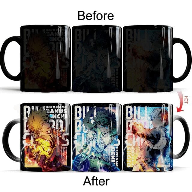 Taza My Hero Academia Deku Kacchan y Shoto Taza My Hero Academia Deku Kacchan y Shoto