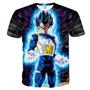 Camiseta Reflejo Trascendental Dragon Ball Super Vegeta