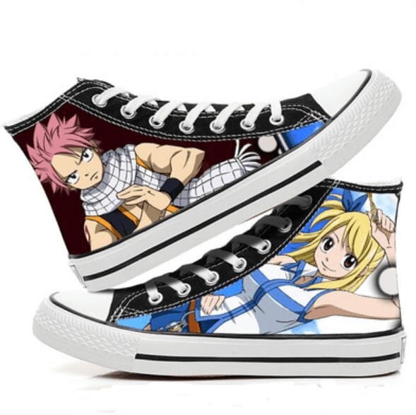 Zapatos Fairy Tail Natsu x Lucy Zapatos Fairy Tail Natsu x Lucy