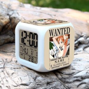 Reloj despertador One Piece Wanted Nami