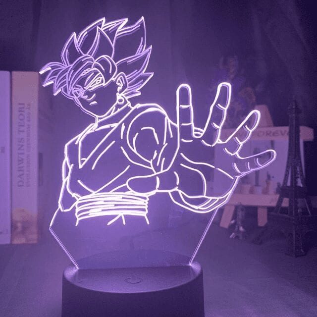 Dragon Ball Z Goku Negro Lámpara Dragon Ball Z Goku Negro Lámpara