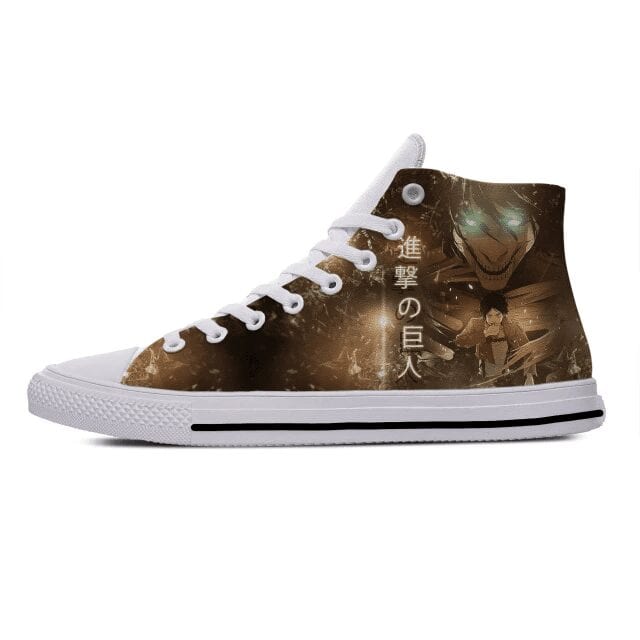 Ataque A Los Titanes Eren Kanji Zapatos Ataque A Los Titanes Eren Kanji Zapatos
