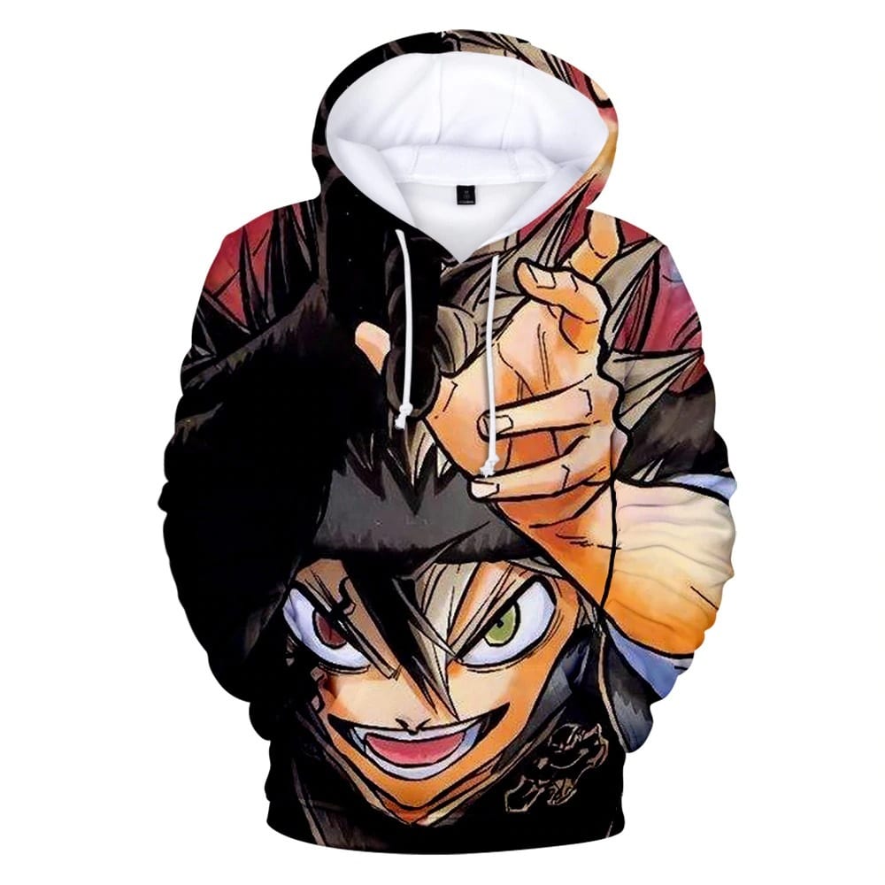 Sudadera Trébol Negro Asta Caballero-Mago Sudadera Trébol Negro Asta Caballero-Mago