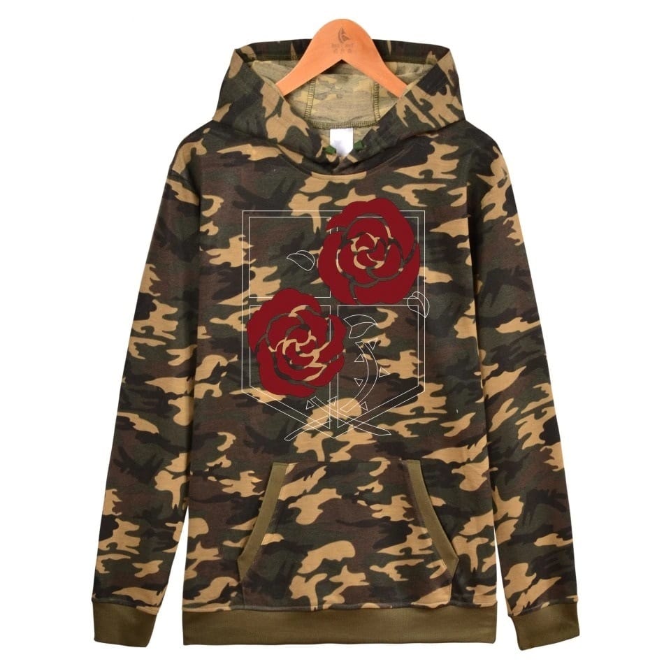 Ataque de los Titanes Guarnición Sudadera Camuflaje Ataque de los Titanes Guarnición Sudadera Camuflaje
