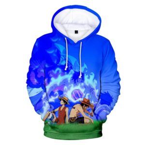 Sudadera One Piece Luffy y Ace