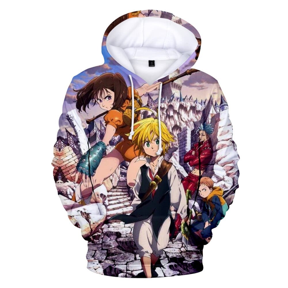 Sudadera con personajes Nanatsu No Taizai Sudadera con personajes Nanatsu No Taizai