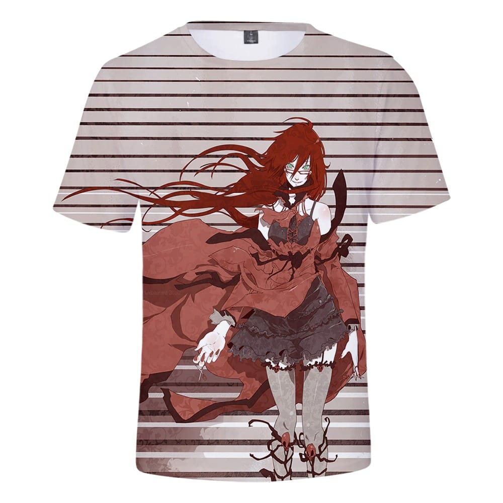 Camiseta Black Butler Grell Sutcliff Camiseta Black Butler Grell Sutcliff