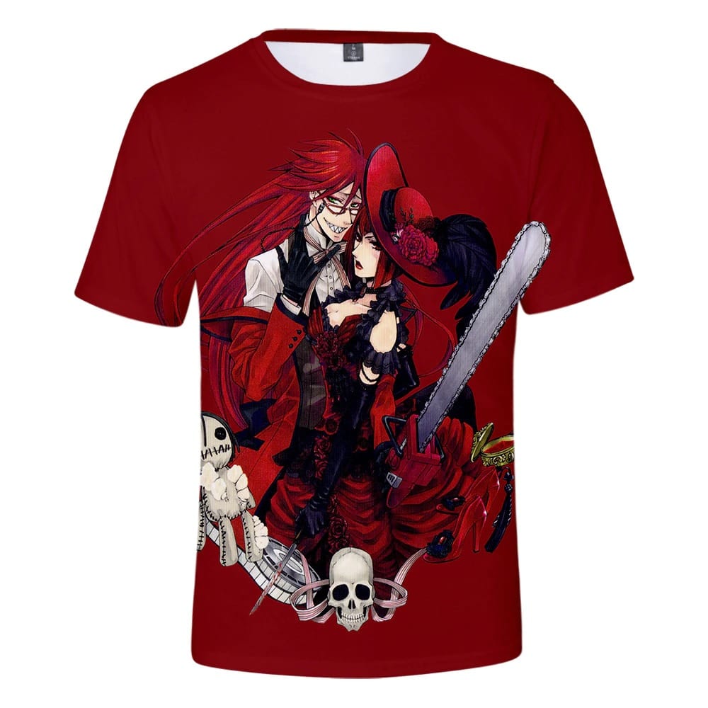 Camiseta Black Butler Grell x Madam Camiseta Black Butler Grell x Madam