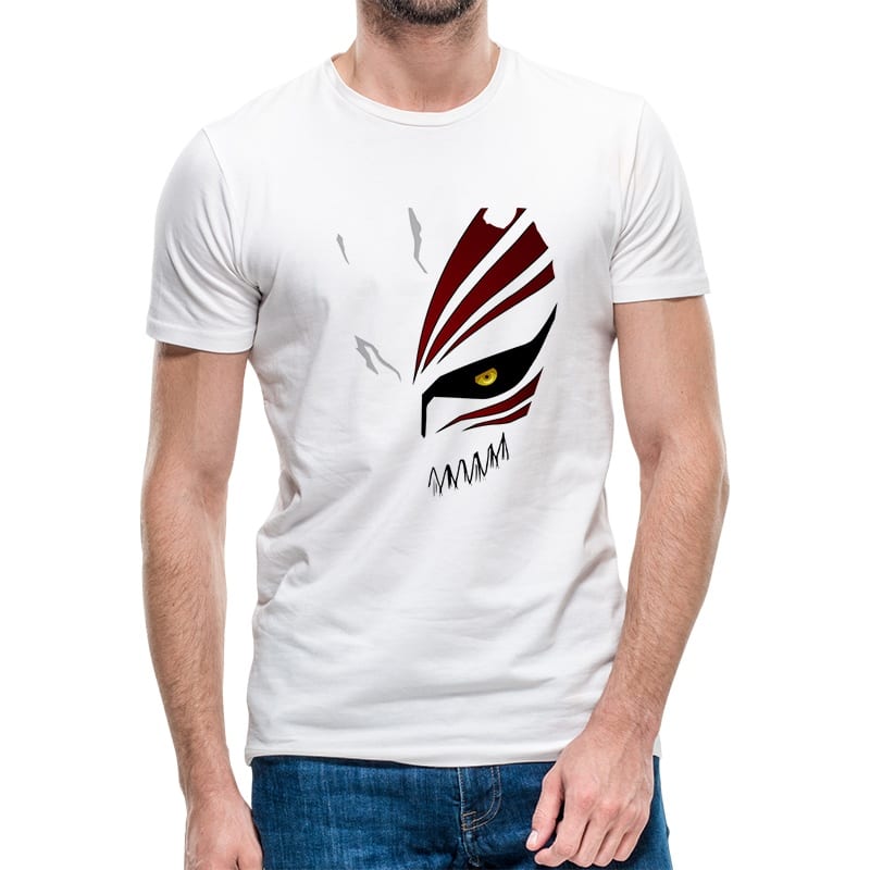Camiseta Bleach Hollow Mask Camiseta Bleach Hollow Mask
