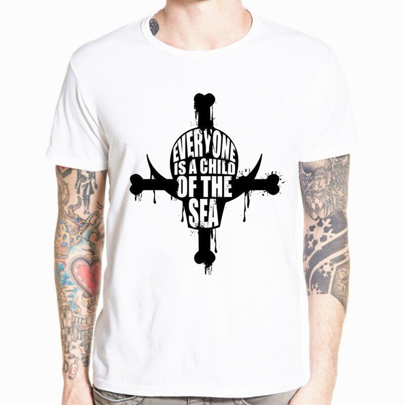 Camiseta One Piece Everyone is a Child of the Sea Camiseta One Piece Everyone is a Child of the Sea