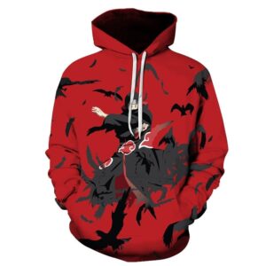 Sudadera Naruto Itachi Black Raven