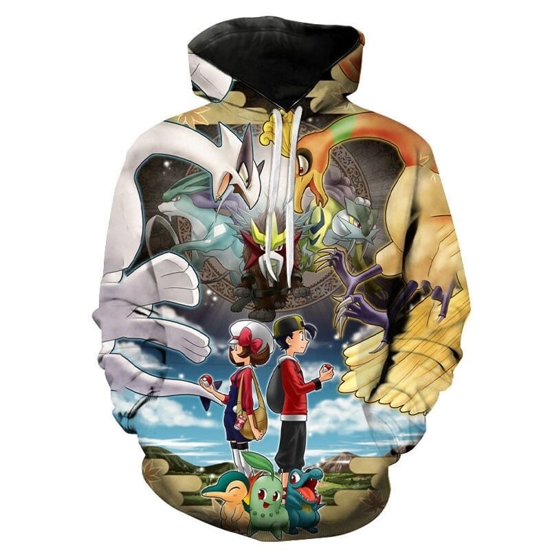 Pokémon Oro y Plata Sudadera Pokémon Oro y Plata Sudadera