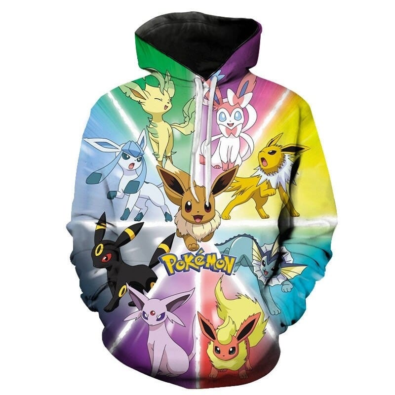 Pokémon Evolución Sudadera Evoli Pokémon Evolución Sudadera Evoli