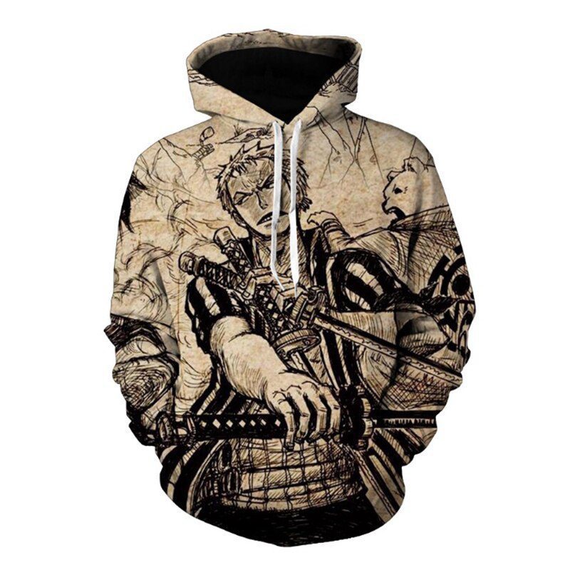 Sudadera One Piece Zoro Dead or Alive Sudadera One Piece Zoro Dead or Alive
