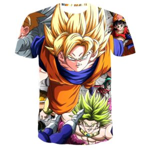 Camiseta Dragon Ball Z Saiyan Warrior