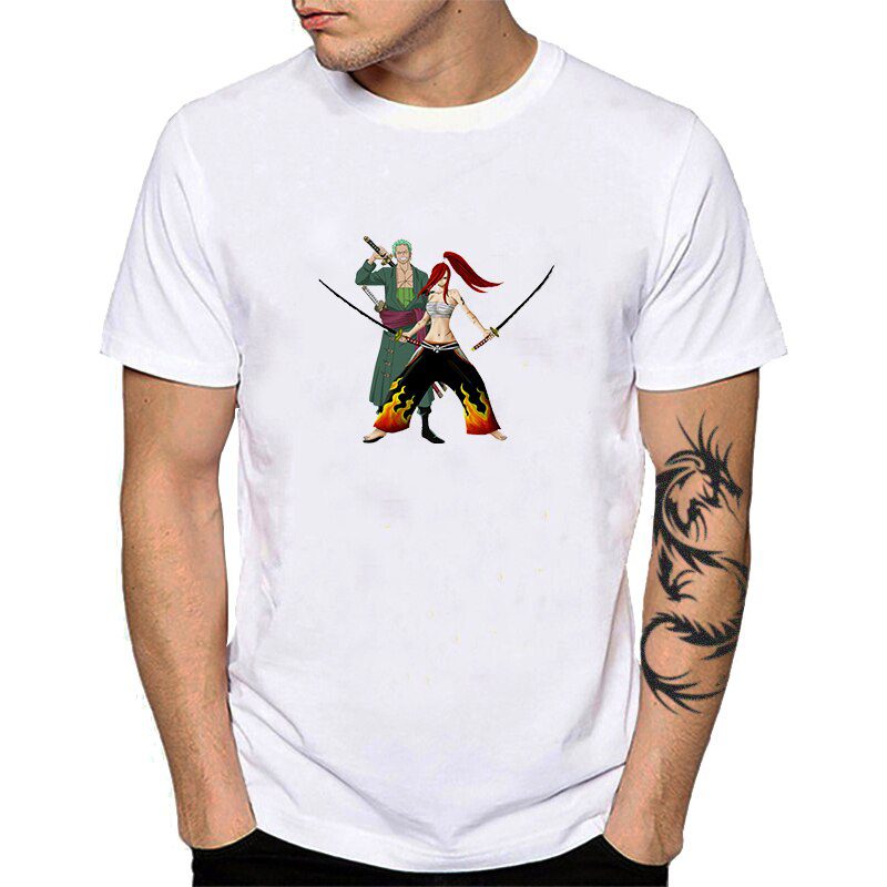 Camiseta One Piece Zoro x Erza Camiseta One Piece Zoro x Erza