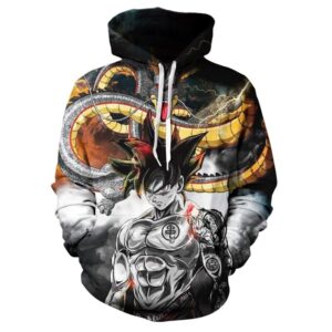 Sudadera Dragon Ball Super Goku x Shenron