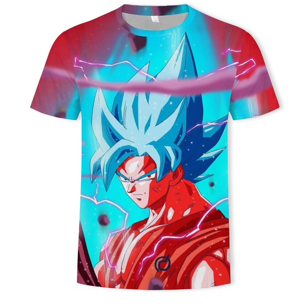 Camiseta DBS Goku Super Saiyan Dios Super Saiyan Camiseta DBS Goku Super Saiyan Dios Super Saiyan