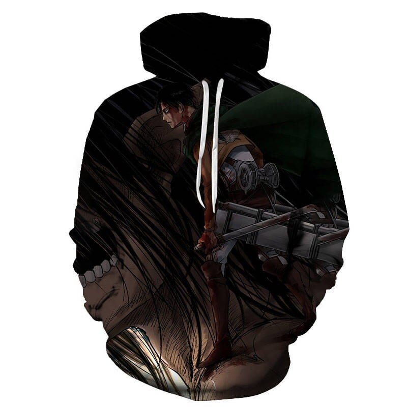 Ataque a los titanes Sudadera Rivai Akkāman Ataque a los titanes Sudadera Rivai Akkāman