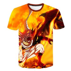 Camiseta Fairy Tail Natsu Dragon