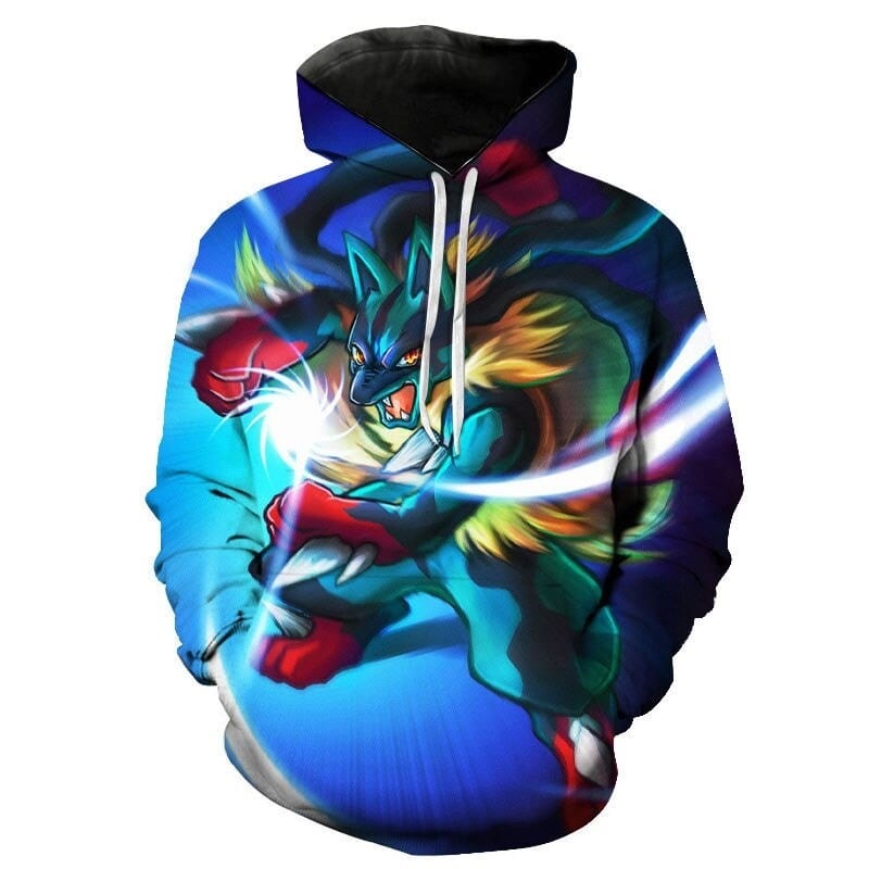 Pokémon Sudadera Pokémon Lucario Ataque Pokémon Sudadera Pokémon Lucario Ataque