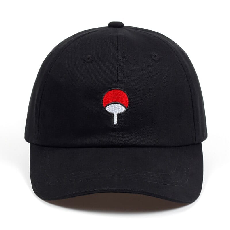 Naruto Uchiwa Logo Cap Negro Naruto Uchiwa Logo Cap Negro