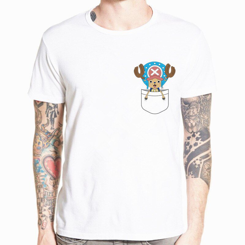 Camiseta One Piece Tony-Tony Chopper Pocket Camiseta One Piece Tony-Tony Chopper Pocket