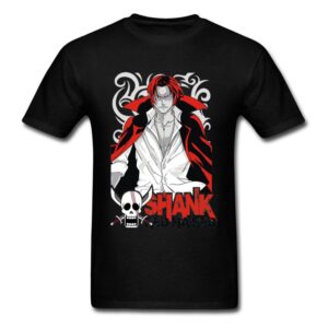 Camiseta One Piece Shanks Negra