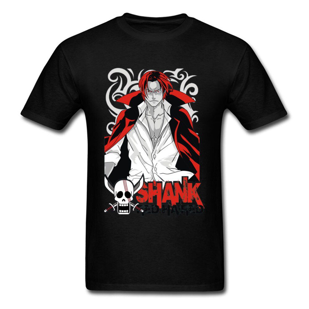 Camiseta One Piece Shanks Negra Camiseta One Piece Shanks Negra