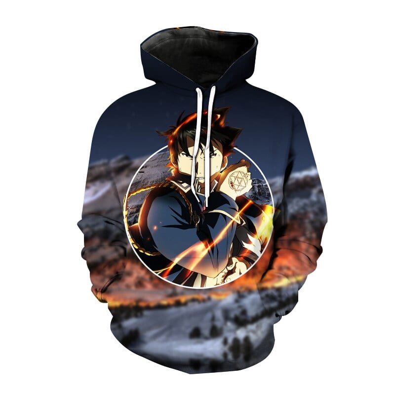 Sudadera Alquimista Metálico Roy Mustang Sudadera Alquimista Metálico Roy Mustang
