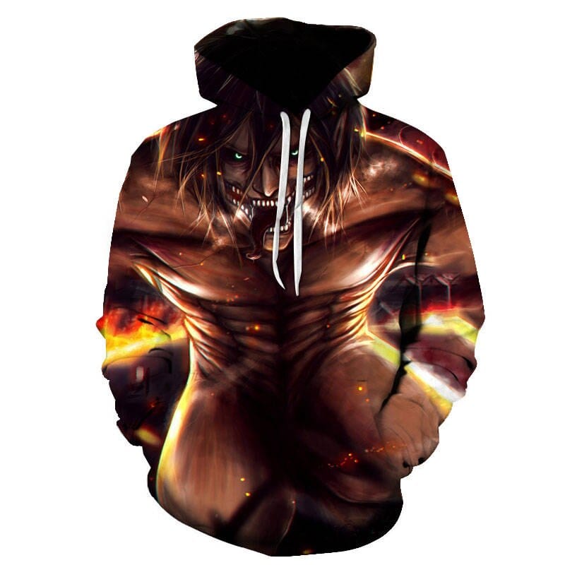 Ataque A Los Titanes Sudadera Eren Titan Assailant Ataque A Los Titanes Sudadera Eren Titan Assailant