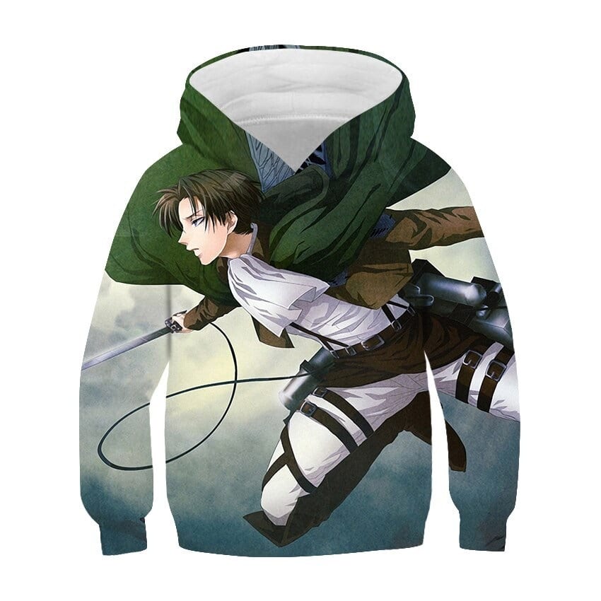 Sudadera de Ataque a los Titanes Cabo Mayor Livai Sudadera de Ataque a los Titanes Cabo Mayor Livai
