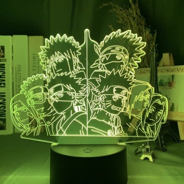 Naruto Lámpara Equipo Kakashi y Minato Naruto Lámpara Equipo Kakashi y Minato