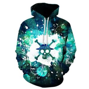 Sudadera One Piece Jolly Roger Luffy