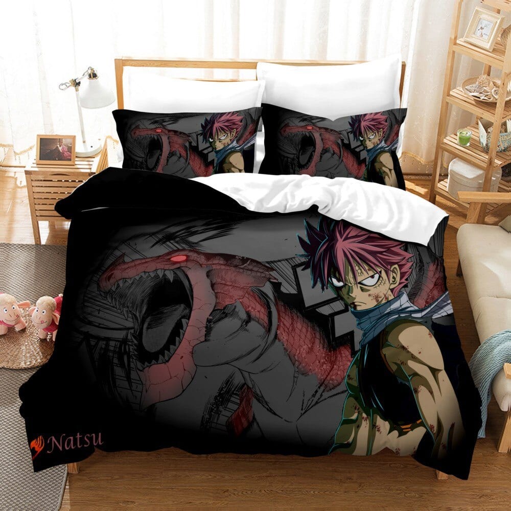 Funda Nórdica Fairy Tail Natsu Cazadores de Dragones Funda Nórdica Fairy Tail Natsu Cazadores de Dragones