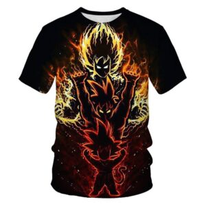 Camiseta Dragon Ball Z Goku Evolution