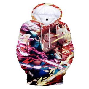 Tanjiro Conjuring Máscara Demon Slayer Sudadera