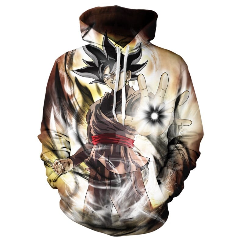 Sudadera Dragon Ball Super Black Goku Attacks Sudadera Dragon Ball Super Black Goku Attacks