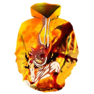 Sudadera Fairy Tail Natsu Dragon Power