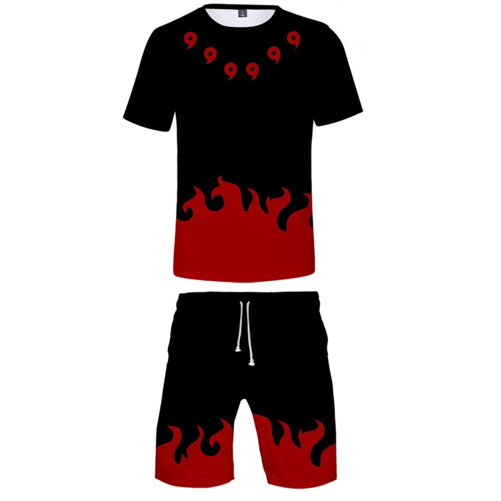 Pijama Naruto Magatama Rojo Pijama Naruto Magatama Rojo