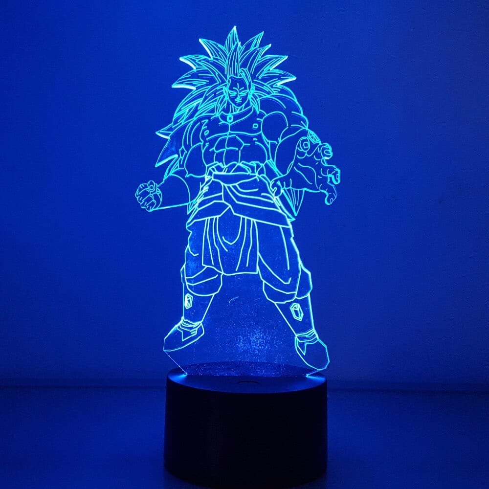 DBZ Broly Super Saiyan Lámpara DBZ Broly Super Saiyan Lámpara