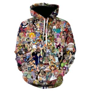 Sudadera One Piece All Characters