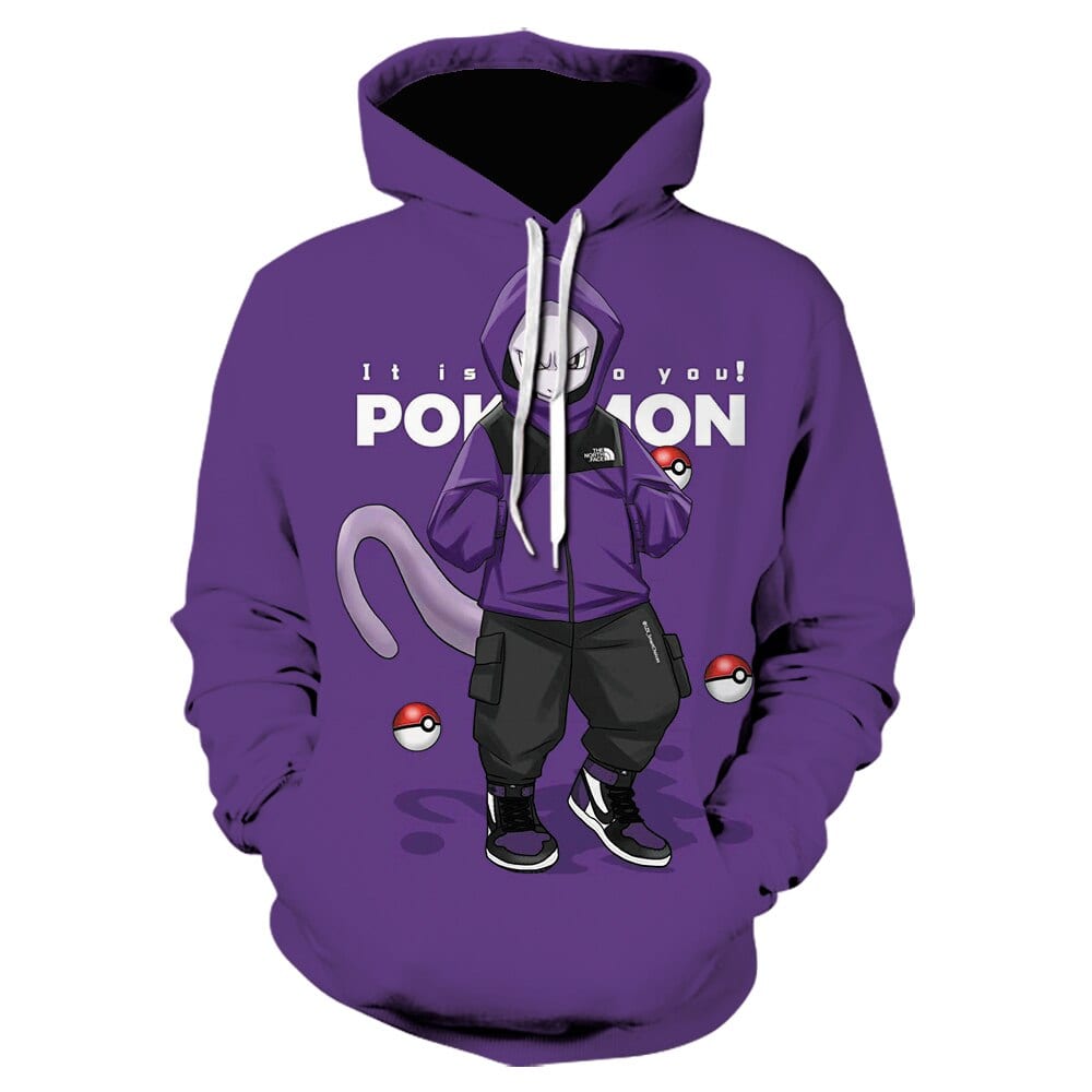 Sudadera Pokémon Mewtwo de calle Sudadera Pokémon Mewtwo de calle